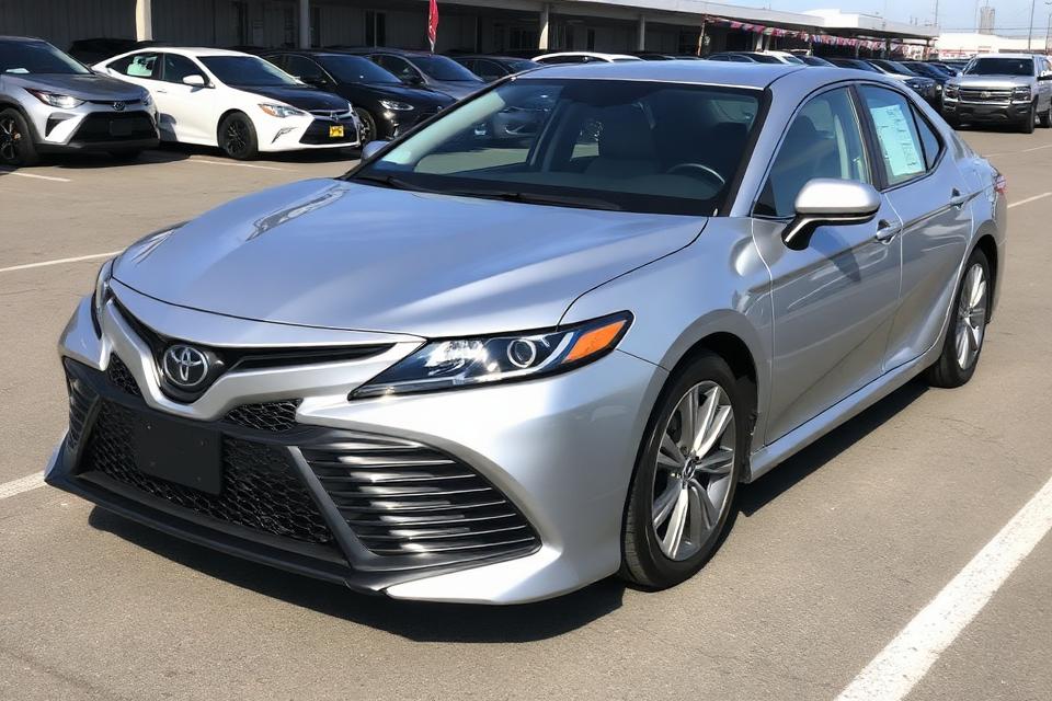 2021 Toyota Camry SE available at online auto auction
